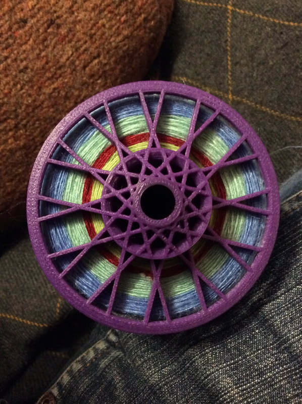 Plying and Weaving Textured Yarn Bobbins (Lot 320)