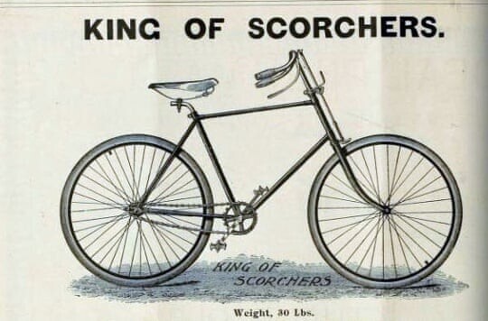 1890s cycle advert for the 