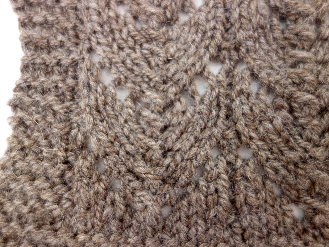 3-ply lace swatch