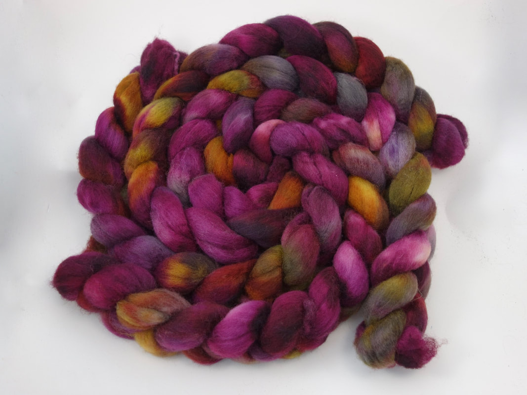 Hand Dyed British Spinning Fibre