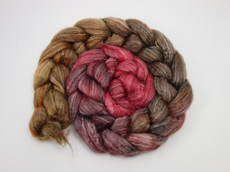 Hand Dyed Camel Spinning Fibre