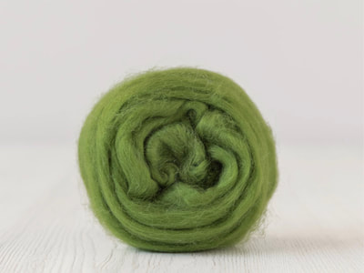 Grass green tussah silk tops