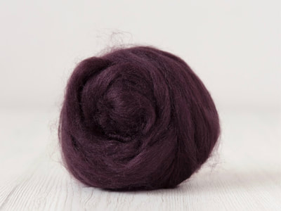 Dark purple tussah silk tops