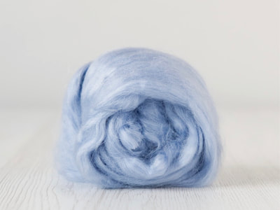 Pale Blue tussah silk tops