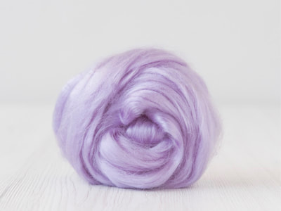 Lilac Tussah Silk tops
