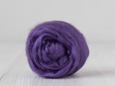 violet tussah silk tops